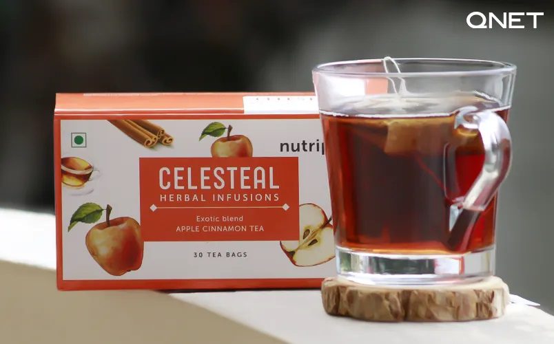 Celesteal herbal infusions apple cinnamon tea 