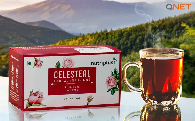 celesteal herbal infusions rose tea 