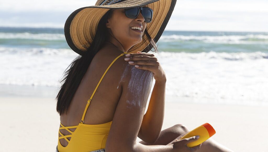 Sunscreen-summer skin care products