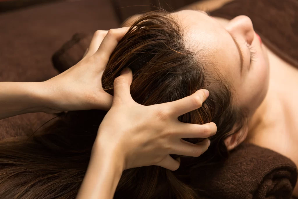 Try a Scalp Massage-radiance skin care