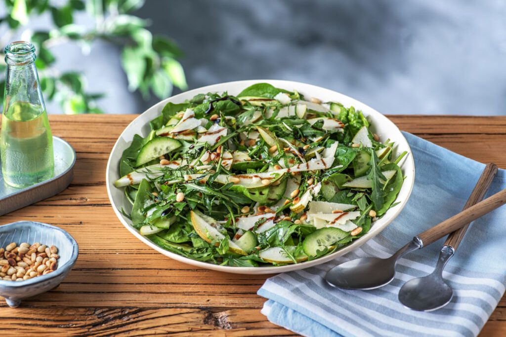 Spinach and Mung Bean Salad-Sattvic food recipes