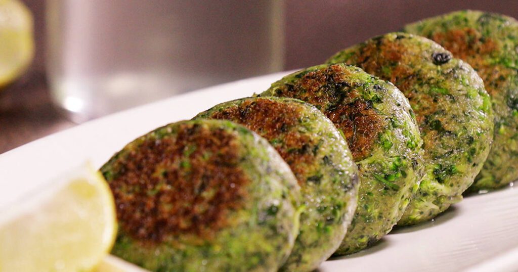 Spinach and Paneer Tikki