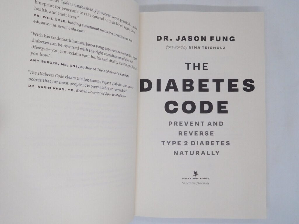 "The Diabetes Code: Prevent and Reverse Type 2 Diabetes Naturally"